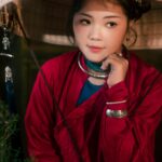 Chụp ảnh Việt phục: Đan Tâm (Áo chẽn - Áo dài Ngũ Thân)